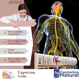 Crema Capsicum Dermatológica Con Capsaicina Tubo Flexible                                                                                             