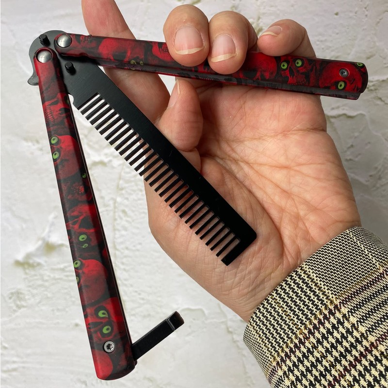 Grooming Comb, Butterfly Practice Trainer Designed, Portable Training Practice Hair