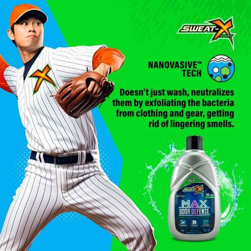 Sweat X Original Max Odor Defense Laundry Detergent – Remove