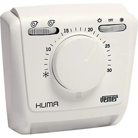 Vemer VE024600 Klima 2 V Expansion Wall Gas Thermostat for Fancoil, White