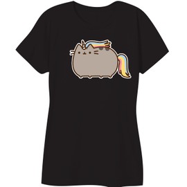 Pusheen The Cat Rainbow Unicorn Juniors Tee X-Large