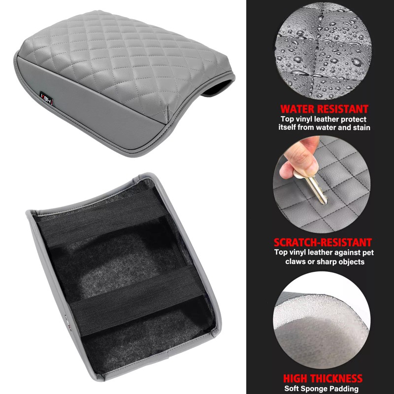 KBH Fits 2017-2022 Honda CRV Center Console Lid Armrest Leather