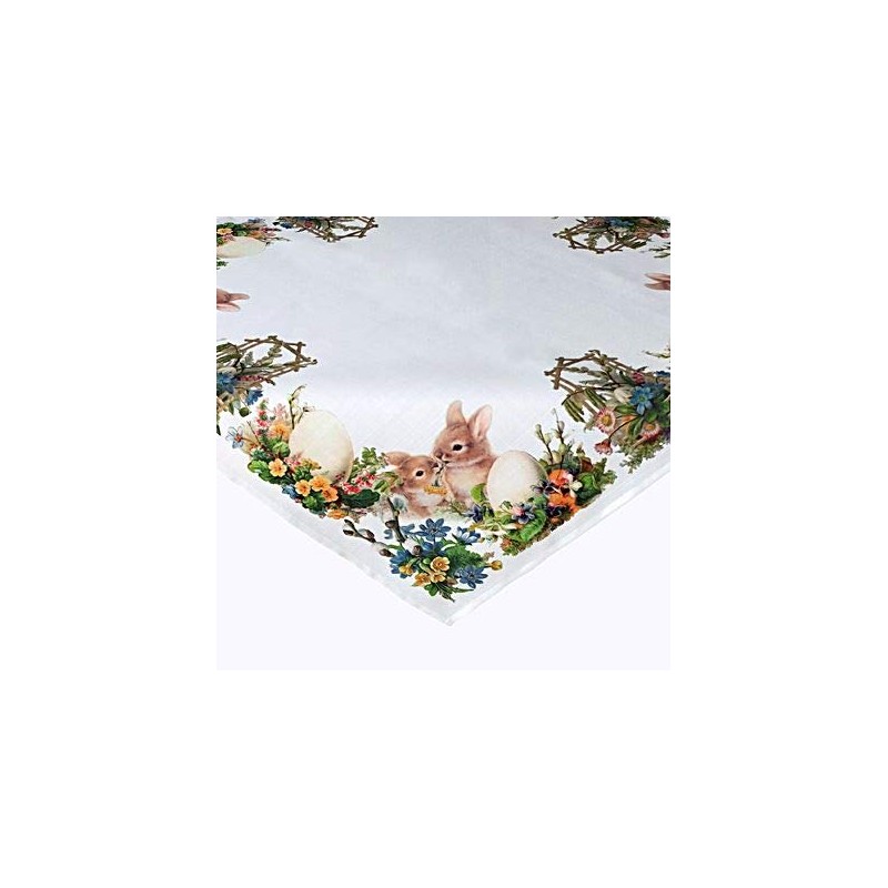 Raebel Tablecloth, Table Topper, Easter Table Decoration, Spring, Easter Bunny,