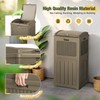 Devoko 33 Gallon Outdoor Trash Can, Hideaway Garbage Bins with