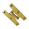 Renovators Supply Manufacturing 3 In Brass H Cabinet Hinge 1/4