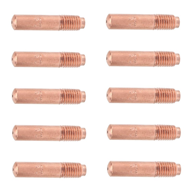 MIG Welding Contact Tip, 0.9mm Conductive Nozzles Small Accessories 10PCS