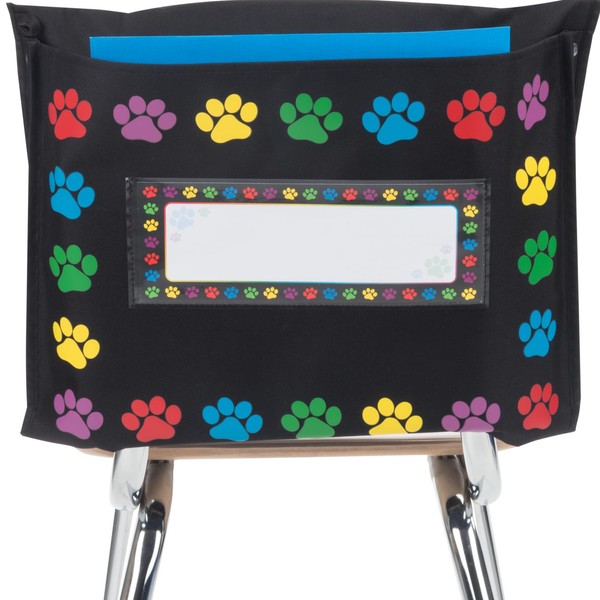 Really Good Stuff Paw Prints Border Store More Deep-Pocket Chair