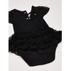 Gerber Baby Girls' Bodysuit with Tutu Skirt, Black Dress, Newborn