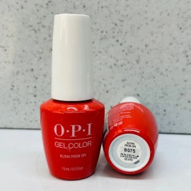 OPI GelColor Hawaii Collection GC H70 ALOHA FROM OPI 15mL Gel Bright Coral Color
