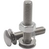 20 Sets Long Square-Neck Carriage Bolts Set,Carriage Bolts Set w/Nuts