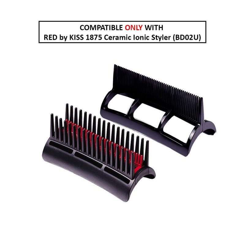 Red by Kiss Detangler Pik 2 Piece Comb Set for