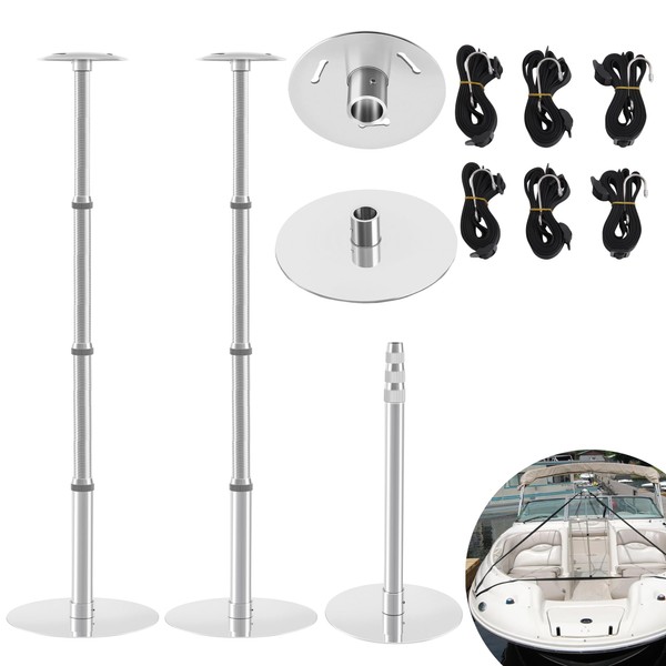 ﻿Boat Cover Support Poles,Stainless Steel Boat Cover Support System Pole,Telescoping