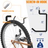 unp POETISKE Screw in Ladder Bike Hooks Ceiling Hanger Wall