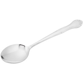 Winco 12-Piece Elegance Dinner Spoon Set, 18-0 Stainless Steel