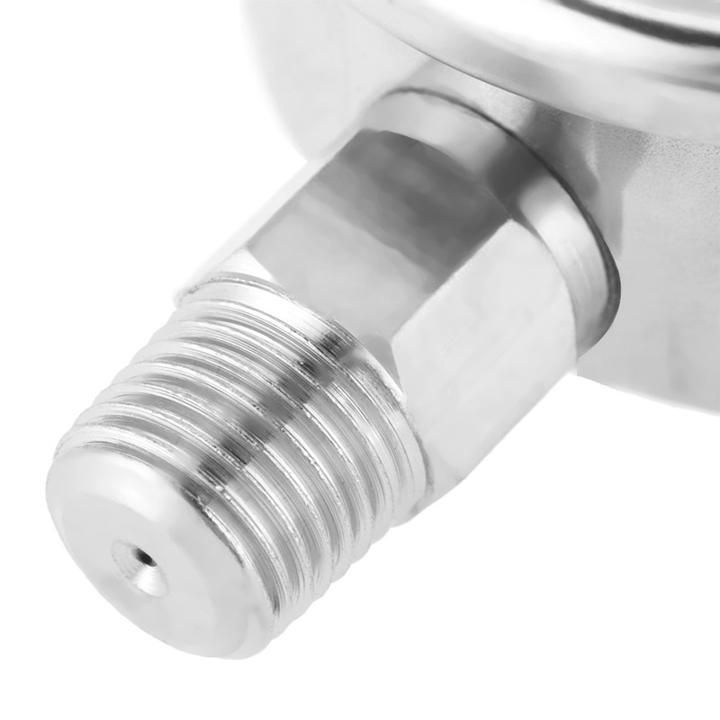 0-60Bar 0-6Mpa 1/4" NPT 60mm Dial Air Hydraulic Water Pressure