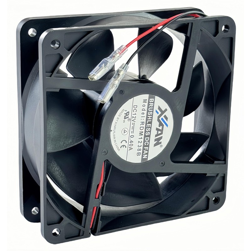 for RDM1238B Chassis Cooling Fan DC12V 0.40A 120mm 12038 120×120×38mm