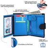 SENDEFN Men's Wallets Multifunctional RFID Blocking Leather Wallet Credit Card