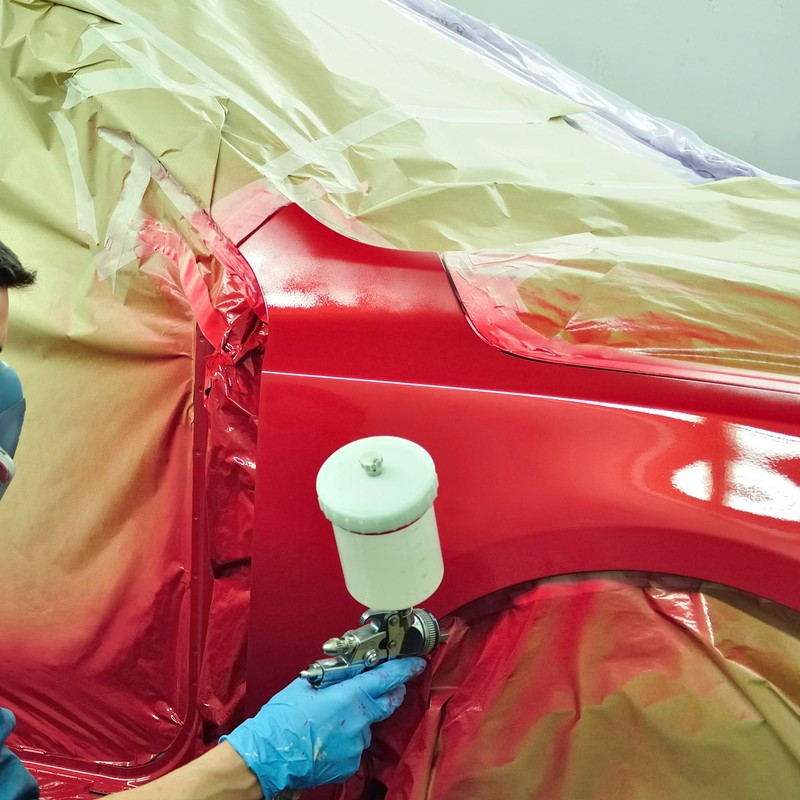 HOPESPANNER Pre-Taped Masking Paper Automotive Paint Masking Paper Kraft Paper