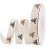 Bee Cotton Ribbon, 10 Yards Cream White Ivory Cotton Ribbons
