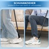 Kekoy 90cm Schuhlöffel Extra Lang, 3-in-1 Schuhanzieher Lang, Anziehhilfe &