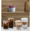 De'Longhi Double Wall Cold Brew Glass Small, (7.4fl oz/220ml) Set