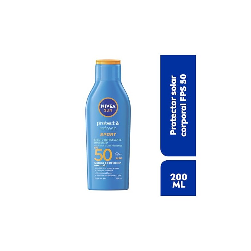 Protector Solar Corporal NIVEA SUN Protect & Refresh Sport En