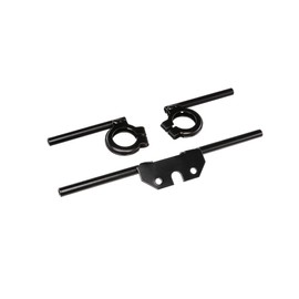 AKF Set of 4 White Indicators Round Complete with Indicator Carrier Black for Simson S50, S51, S70