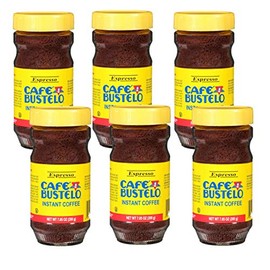 Café Bustelo Espresso Style Instant Coffee, 7.05 Ounce, Pack of 6