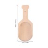Alipis Set of 10 Small Wooden Tea Spoons for Scooping