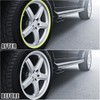 X AUTOHAUX 20pcs 3.54"x0.28" Car Wheel Rim Sticker Luminous Warning