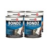 Zinsser 271198-4PK Bondz Maximum Adhesion Primer, Quart, White, 4 Pack