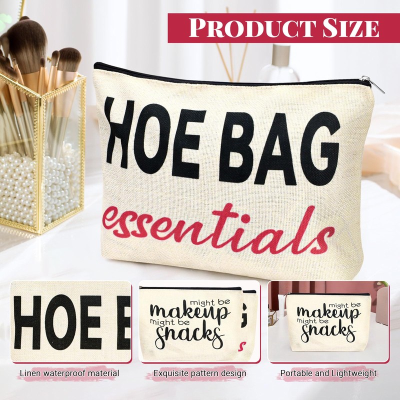 Betinyar Funny Makeup Bag, Cute Zipper Pouch, Funny Makeup Bags