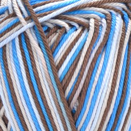 YarnArt Begonia 100% Mercerized Cotton Yarn – 1 Skein (50g/1.76 Oz) – 185 Yards – Fine Sport #2 – Soft, Durable, Variegated Yarn for Knitting, Crochet, Amigurumi & Baby Projects (1, 505)