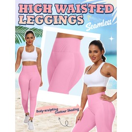 KEOVPF Empower Scrunch Butt Lifting Leggings for Women Seamless Workout Gym Leggings for Women High Waisted Yoga Pants