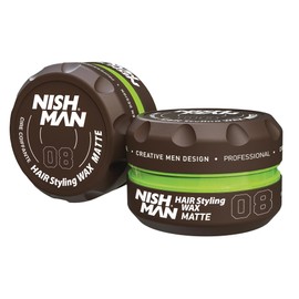 NISHMAN HAIR STYLING WAX MATTE 08 CIRE COIFFANTE 150ML                                                                                                
