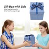 4Pcs Gift Box with Lids 3.9x3.7x3.9in Gift Wrapping Boxes for