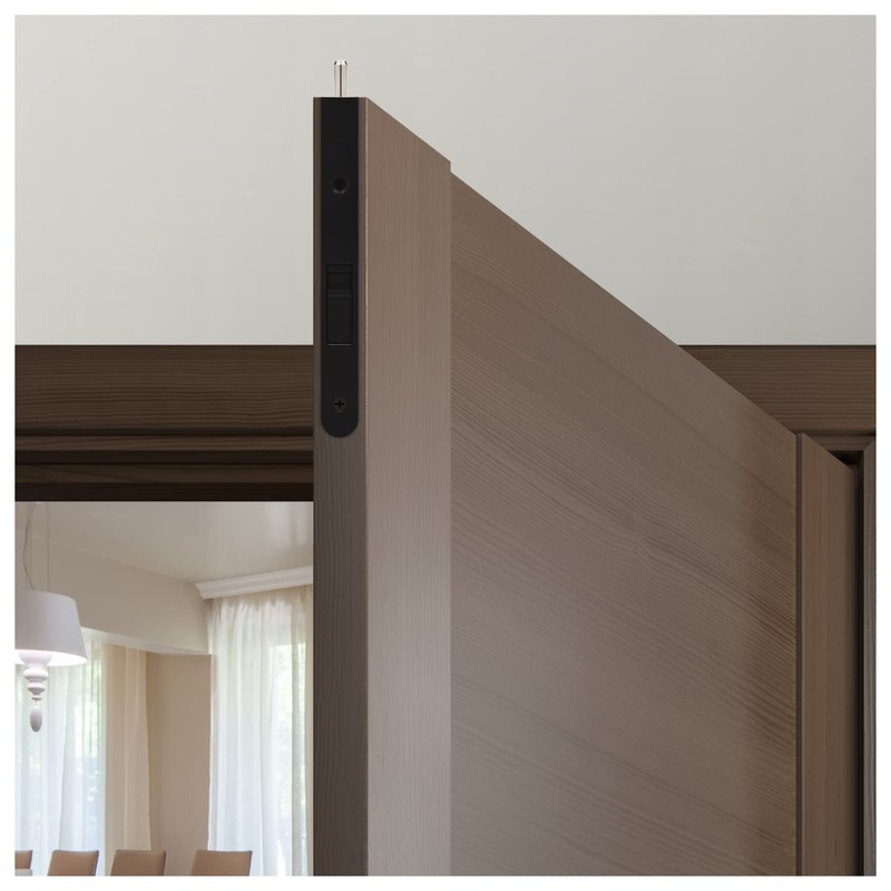 Nuk3y Heavy Duty 7-Inch Solid Brass Flush Bolt (Matte Black)