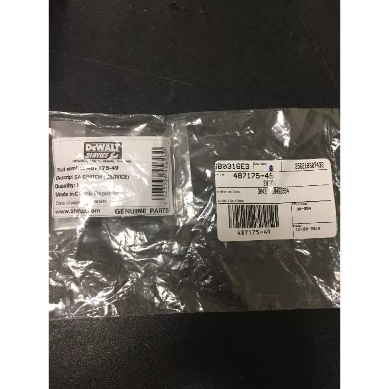 Dewalt Switch 487175-49 FOR SDS HAMMER DRILL ORIGINAL