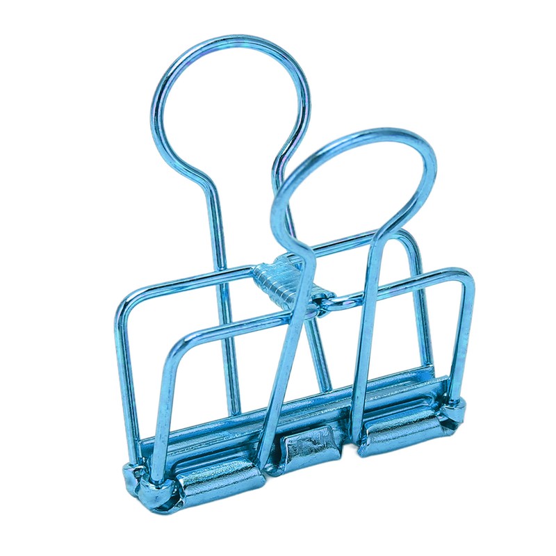 50Pcs Hollow Binder Clips Metal Paper Binder Clips for Documents