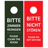 Pack of 20 Door Sign Hotel Bitte nicht stören -