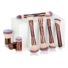 Set 7 Brochas Maquillaje Profesional Alto Nivel Color