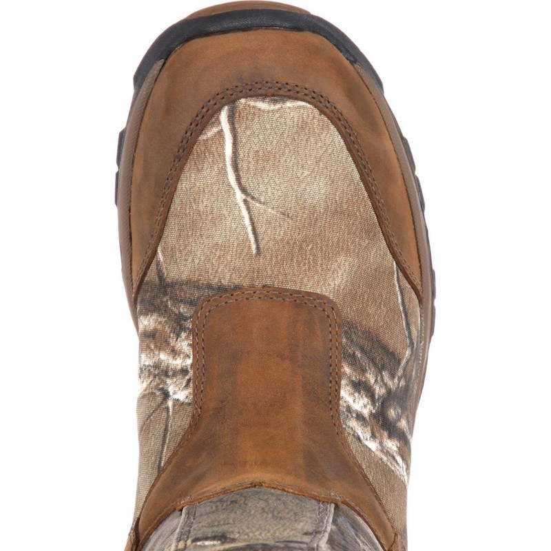 ROCKY Retraction Waterproof Side-Zip Snake Boot, Realtree Xtra, Size 9.5(M)