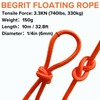 BeGrit 10 m Floating Rope Anchor Mooring Rope Multifunction Rope