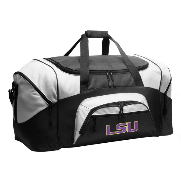 Large LSU Tigers Duffel Bag LSU Suitcase or Gym Bag for Men A Man Him or Her!