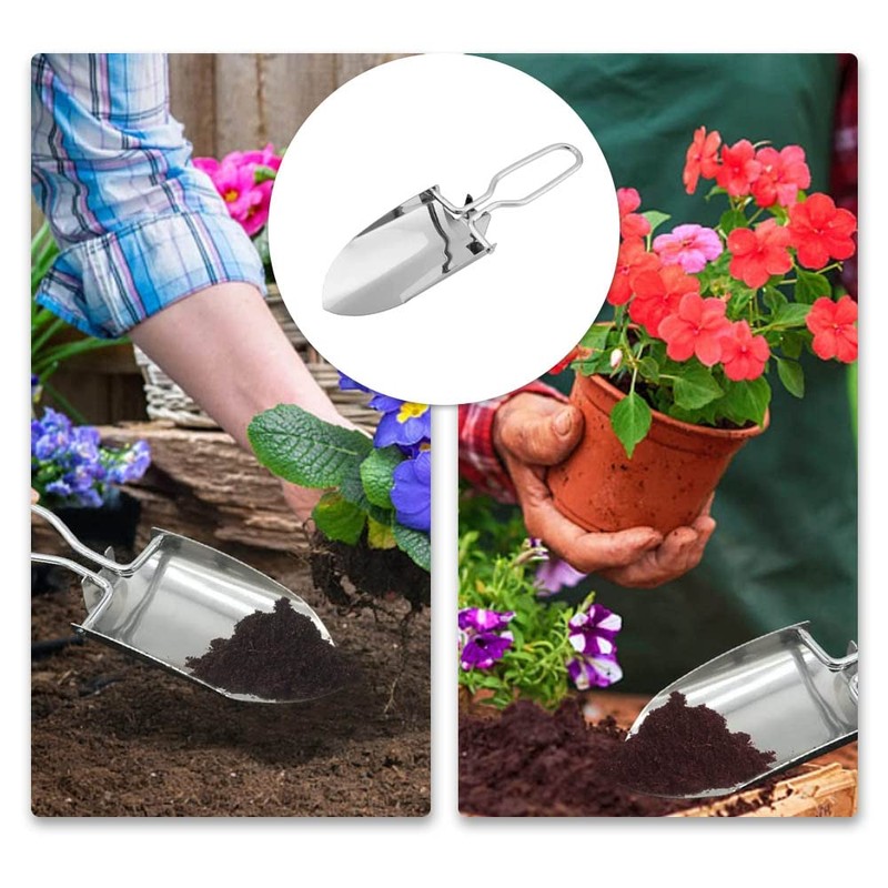Folding Shovel Camping Shovel Multi-Function Mini Spade with Carrying Pouch