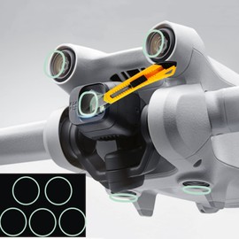 Hensych Lens Film + Sensor Protective Film Set for Mini 3 Pro Drone Anti-Scratch Anti-Bump Full Screen Protective Film with Install Tools for Mini 3 Pro Accessories 5 Pieces