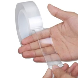 Double Sided Tape, 3PCS Double Sided Tape Heavy Duty, Clear Mounting Tape Adhesive Tape Two Sided Tape, Tough Double Sided Adhesive Tape, Used for Poster Carpet Tape