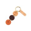 IL BISONTE Key Chain, Key Ring, Leather, Genuine Leather, Cowhide