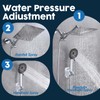 Shower Head,8”Rain Shower Head with Handheld Spray Combo with 11''
