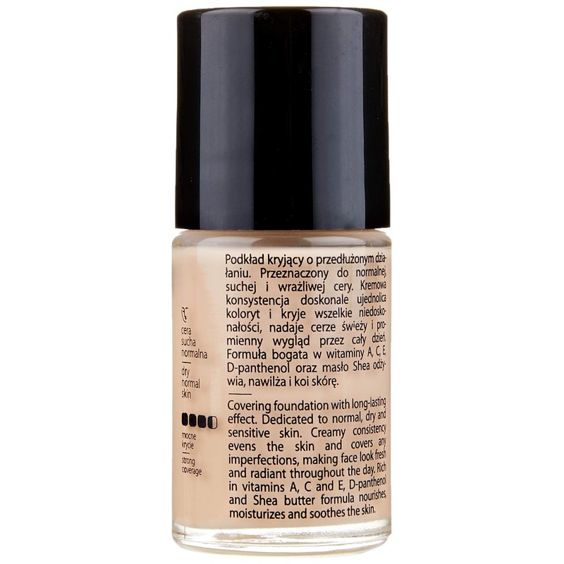 Paese Cosmetics 01 Light Beige Long Cover Fluid Foundation 30